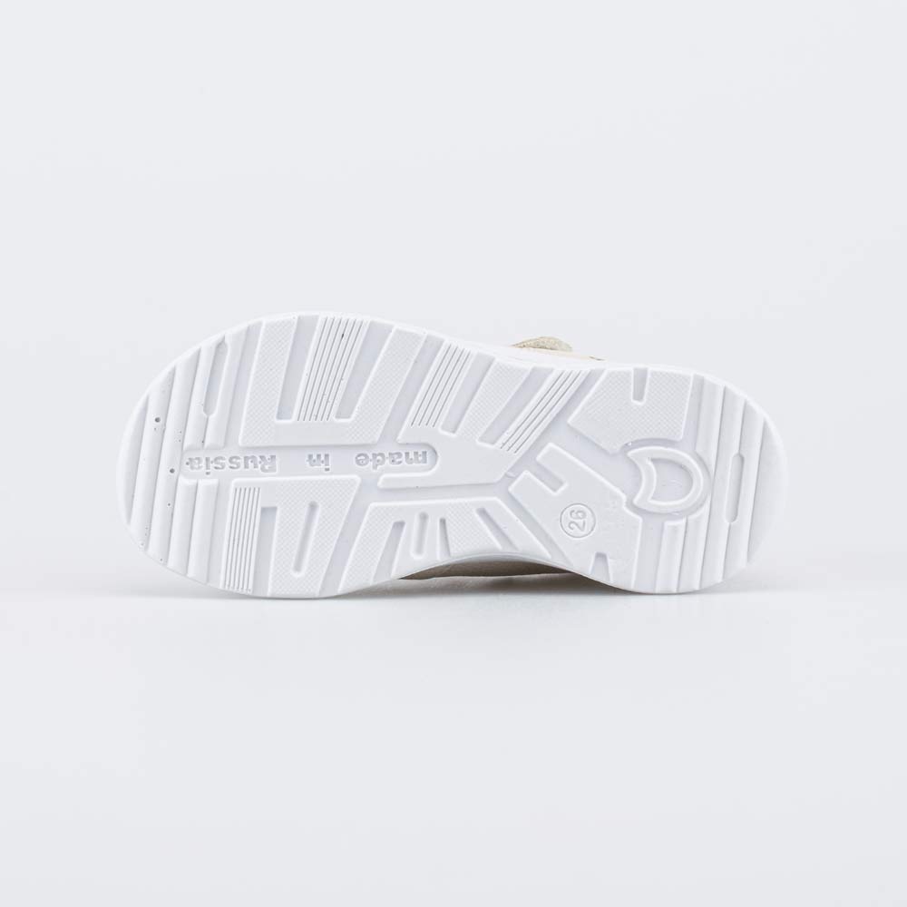 522198-22 Кожаные сандалии на липучках Сердечки , все фото 3