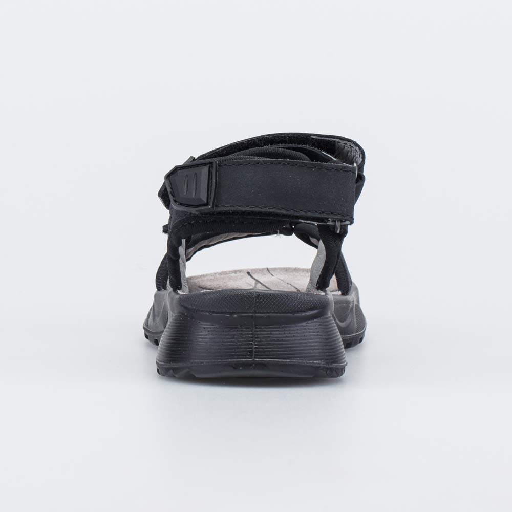 524114-23 Кожаные сандалии на липучках черный, все фото 5