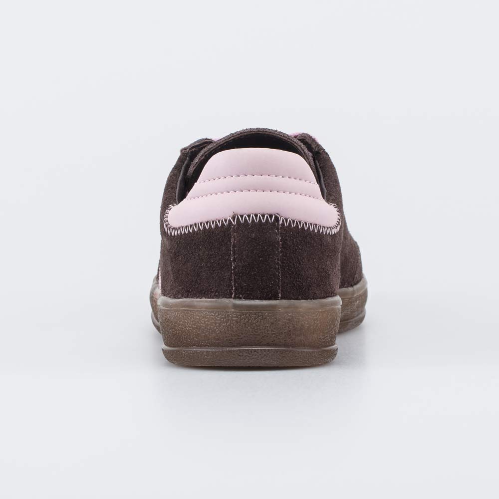 732411-73 Кожаные кеды-полуботинки для девочки, все фото 5