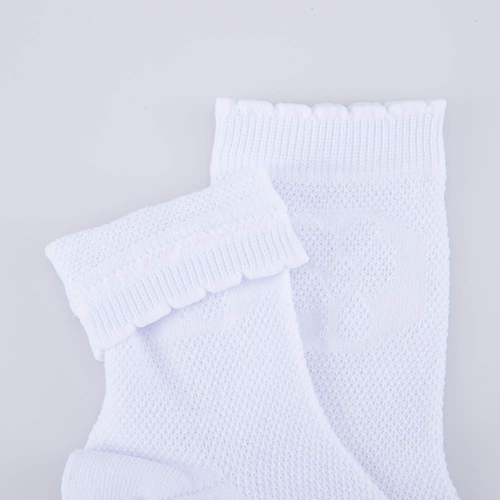 07842998-40 Носки детские хлопковые белый сетка, все фото 2