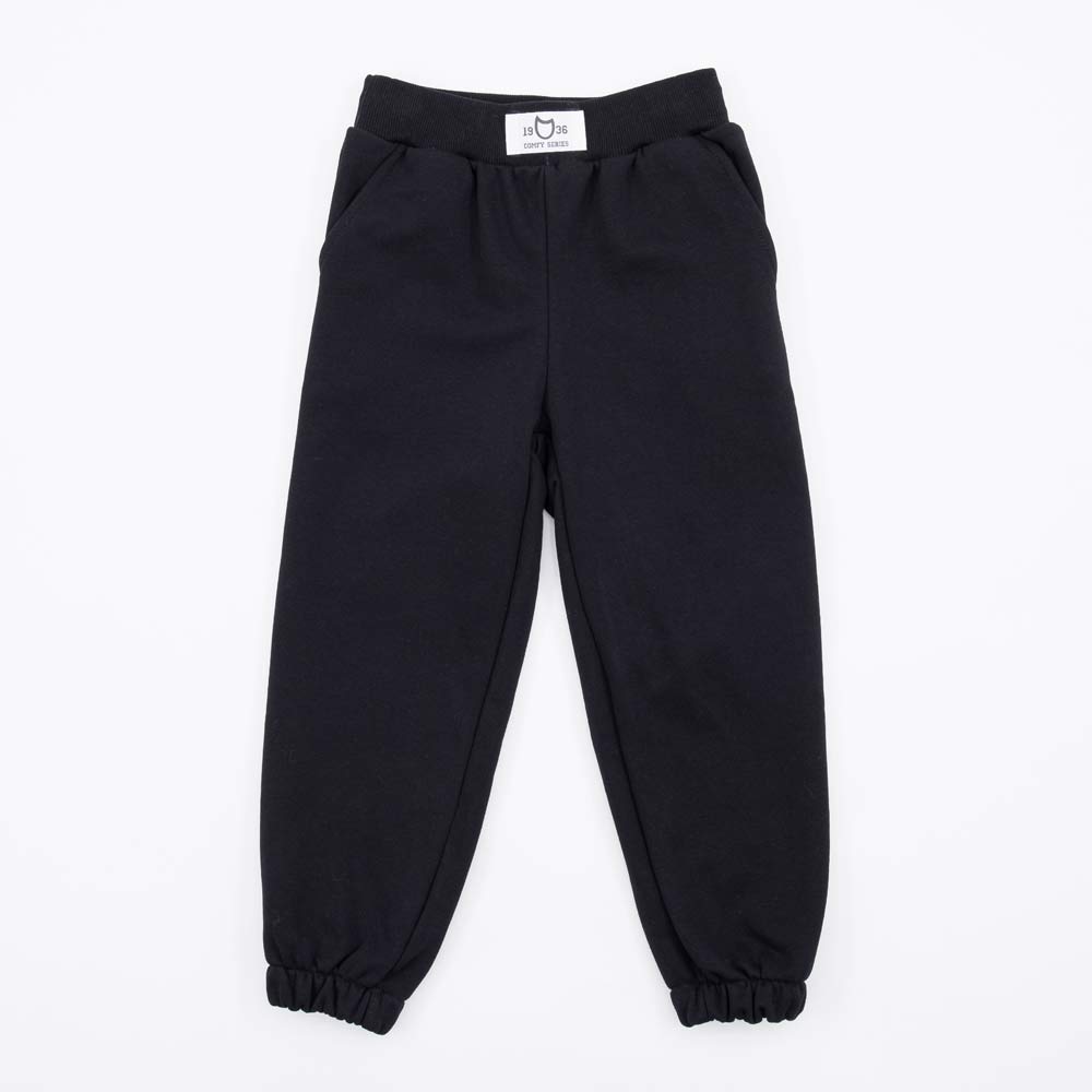 07759055-42 Брюки-джоггеры детские черный, все фото 1