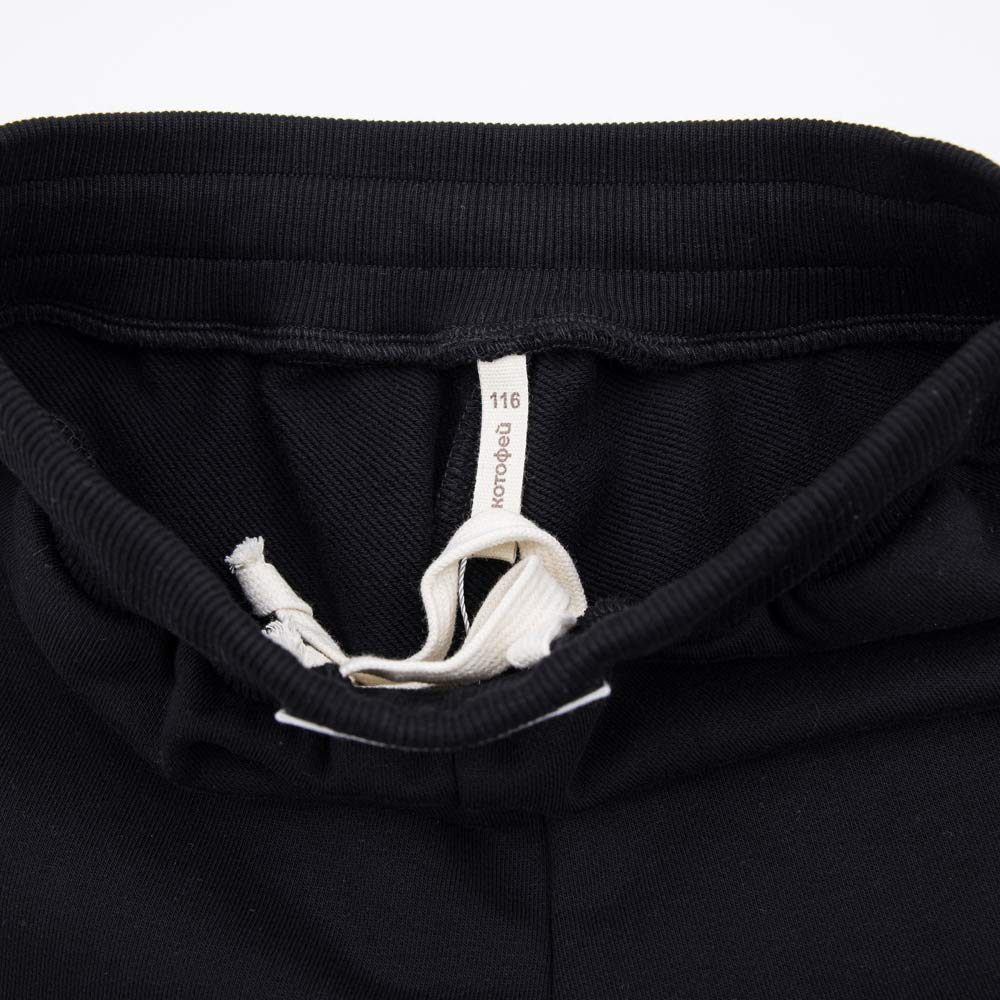 07759055-42 Брюки-джоггеры детские черный, все фото 3