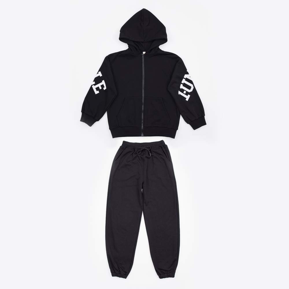 07764071-40 Костюм толстовка + брюки черный, все фото 1