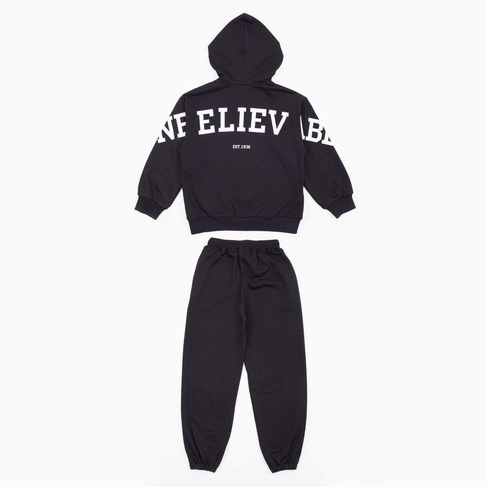 07764071-40 Костюм толстовка + брюки черный, все фото 2