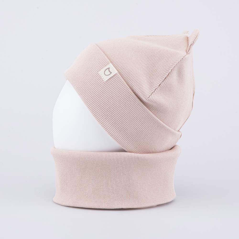 07704003-41 Комплект шапка с ушками+снуд бежевый, все фото 3