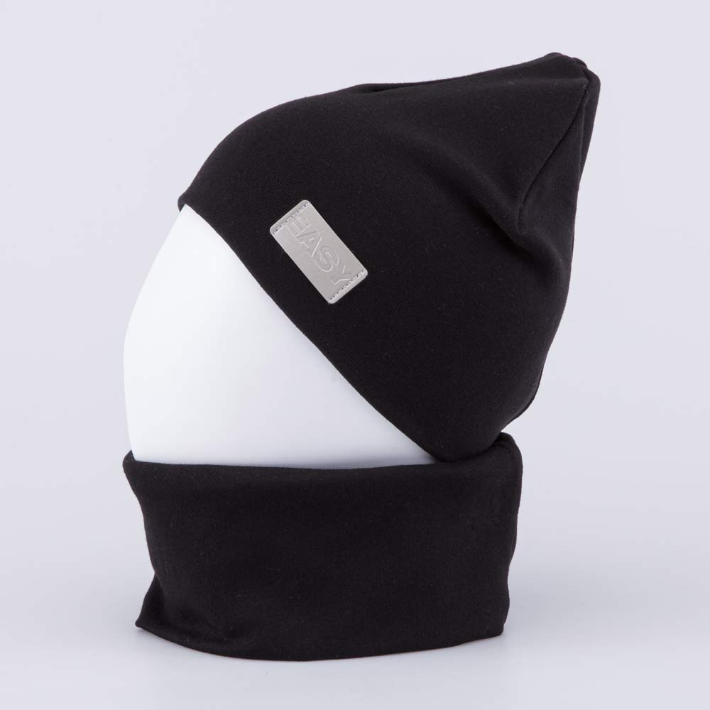 07704006-41 Комплект шапка+снуд черный, все фото 3