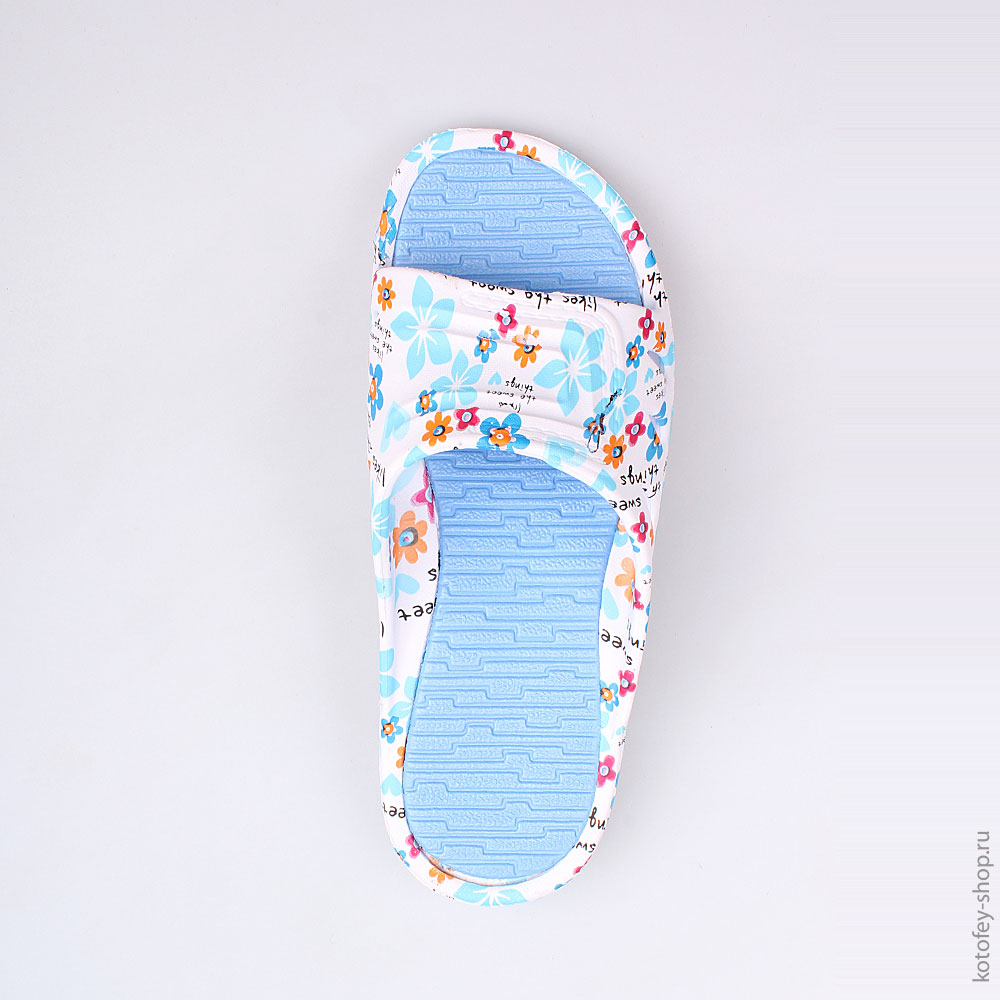 525020-01 Пляжная обувь голубая, все фото 4