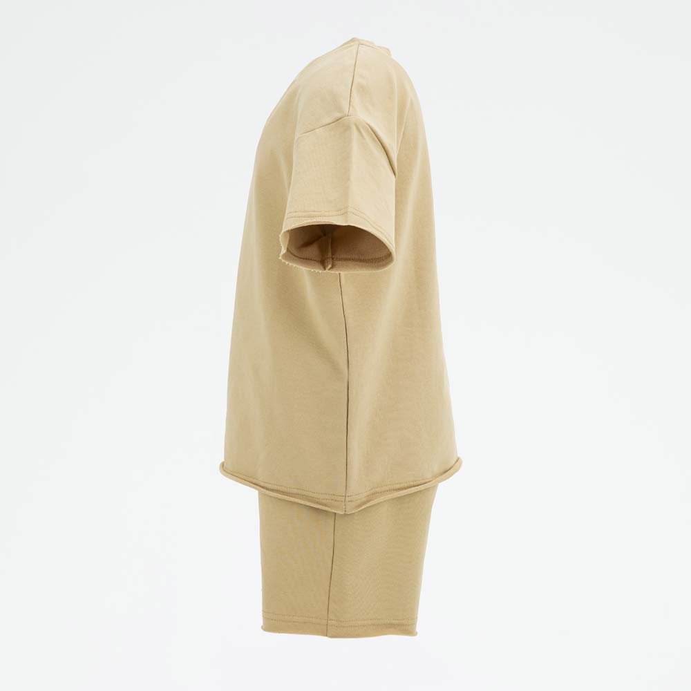 07764060-41 Костюм шорты + футболка бежевый, все фото 2