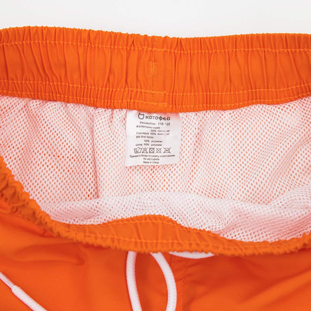 07753051-40 Шорты купальные для мальчика оранжевые, все фото 3