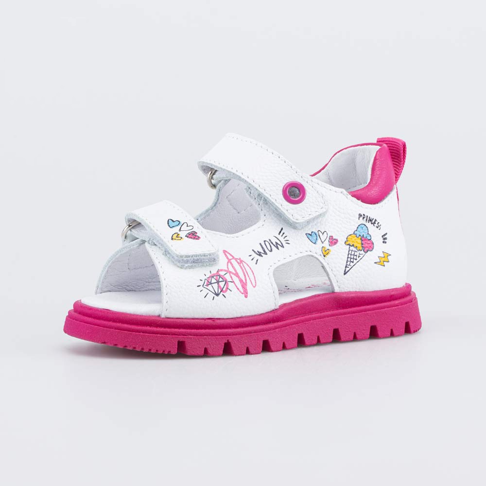 122226-21 Кожаные сандалии Пломбир, все фото 1