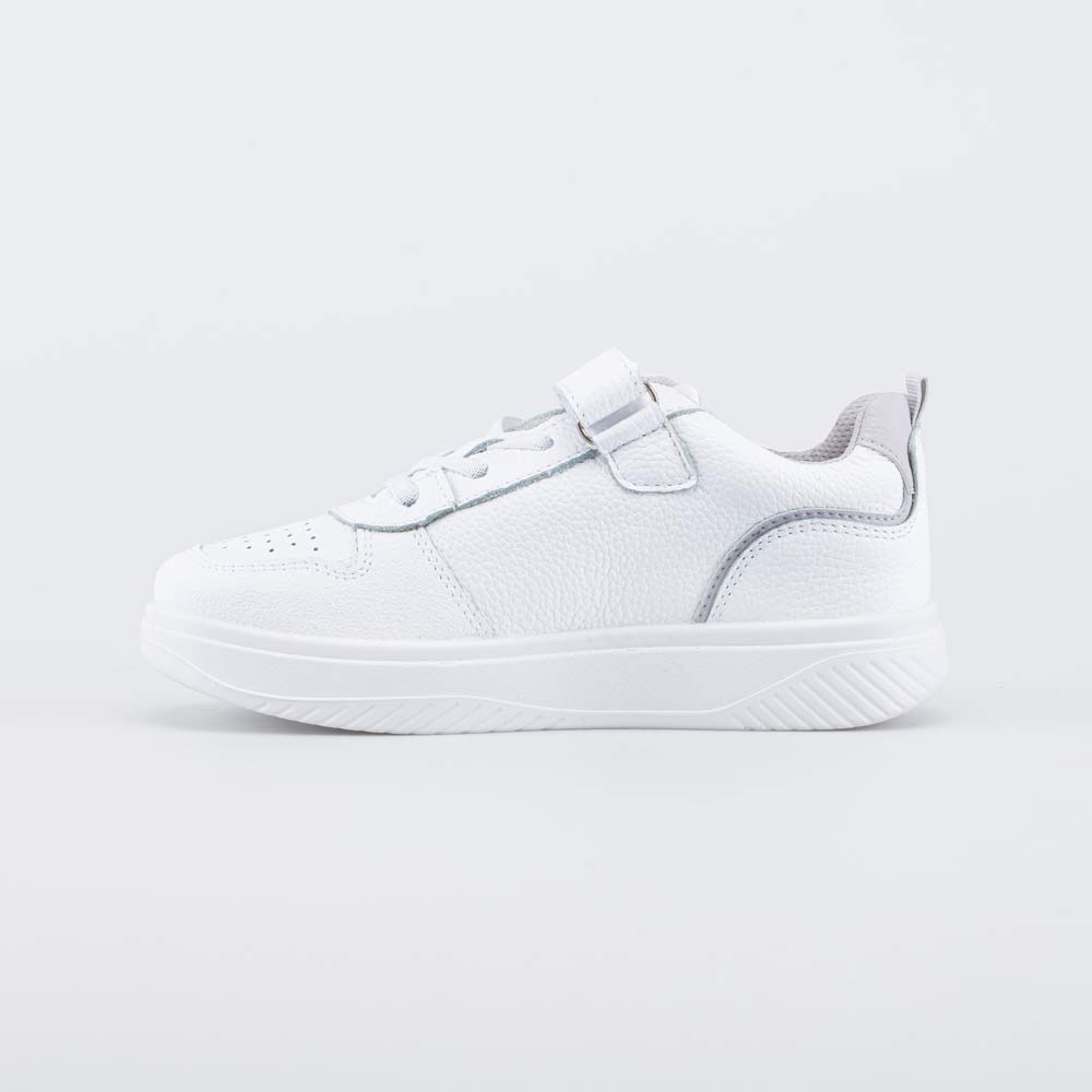 532342-11 Белые кожаные кеды-полуботнки, все фото 2