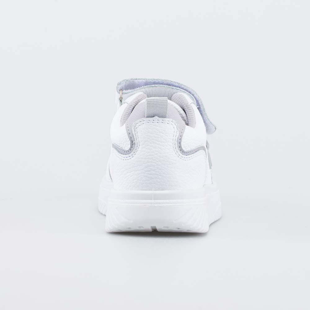 532342-11 Белые кожаные кеды-полуботнки, все фото 5