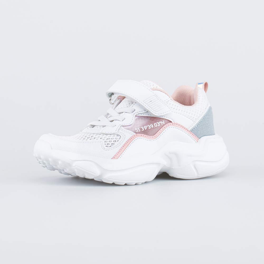 644350-13 Белые кроссовки с прозрачными вставками, все фото 1