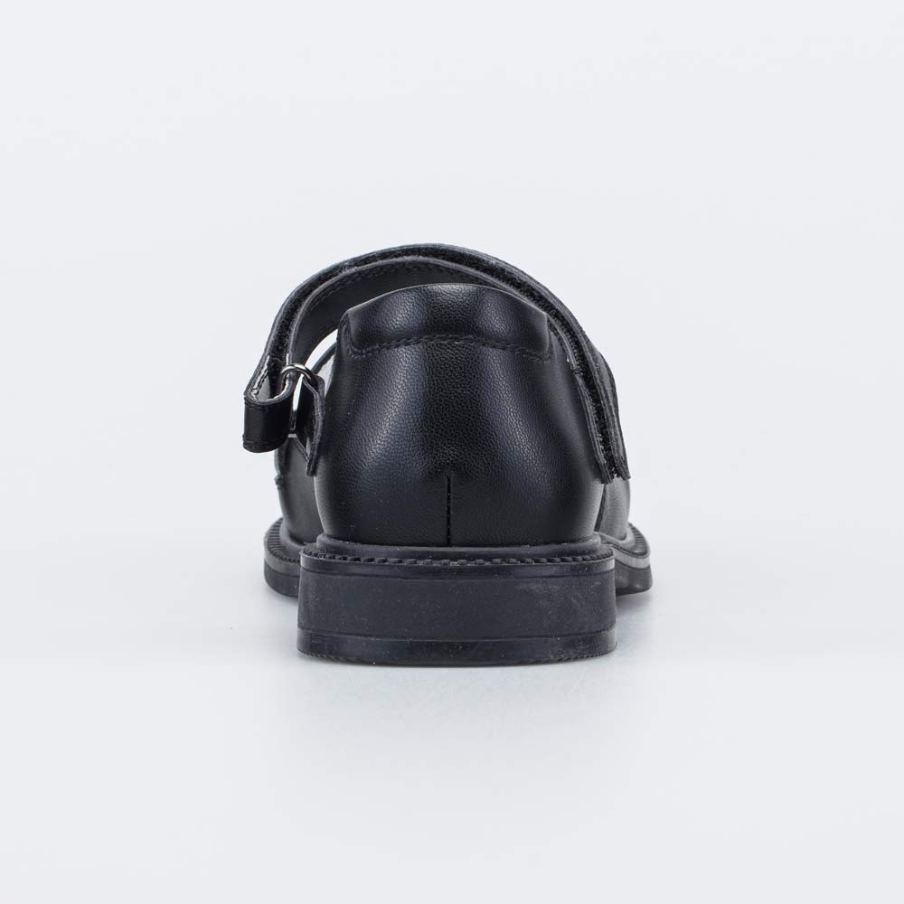 632360-21 Черные кожаные туфли в школу , все фото 5