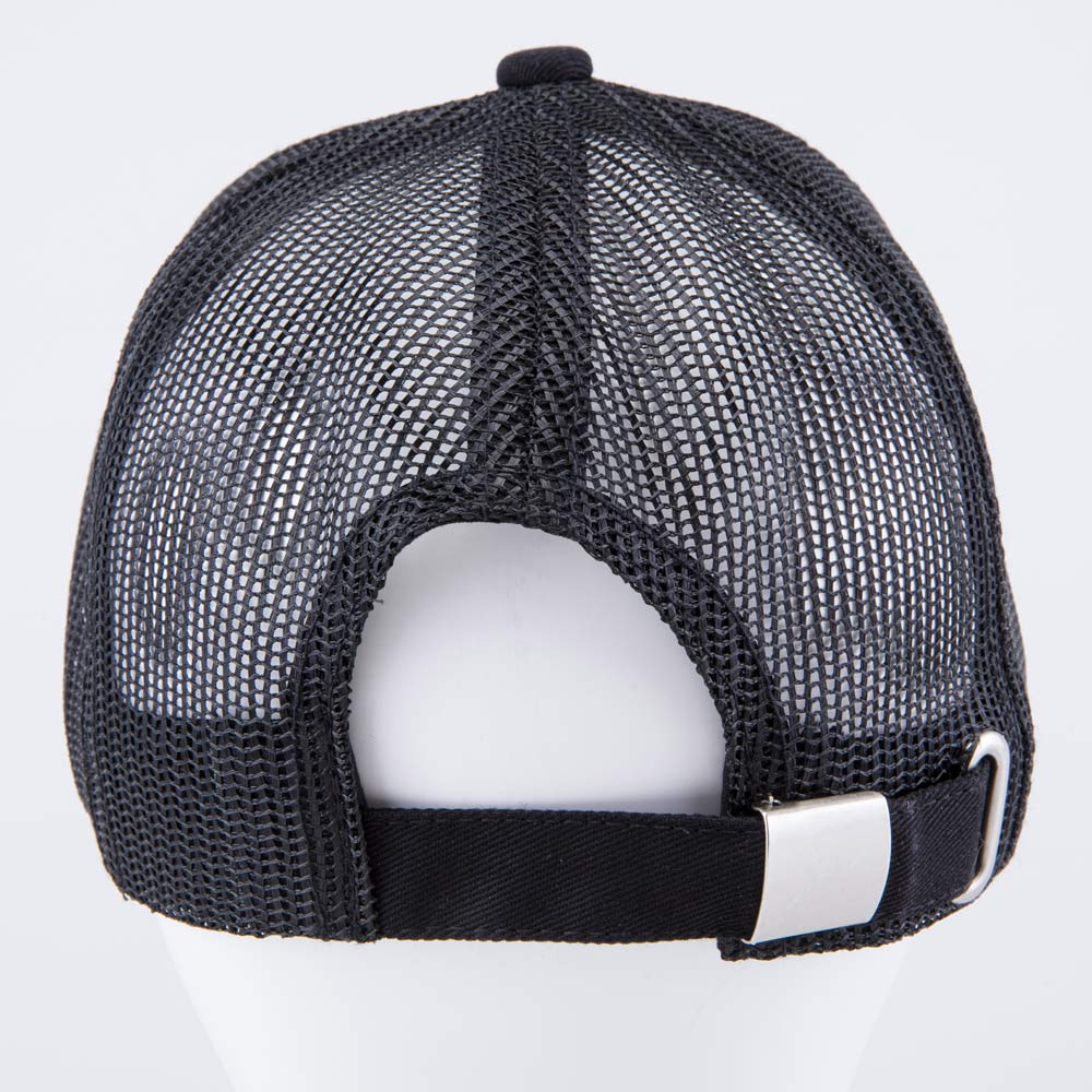 07709085-40 Кепка-бейсболка с сеткой для мальчика черно-белый, все фото 5
