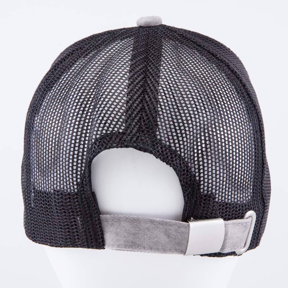 07709086-40 Кепка-бейсболка с сеткой для мальчика серый, все фото 4