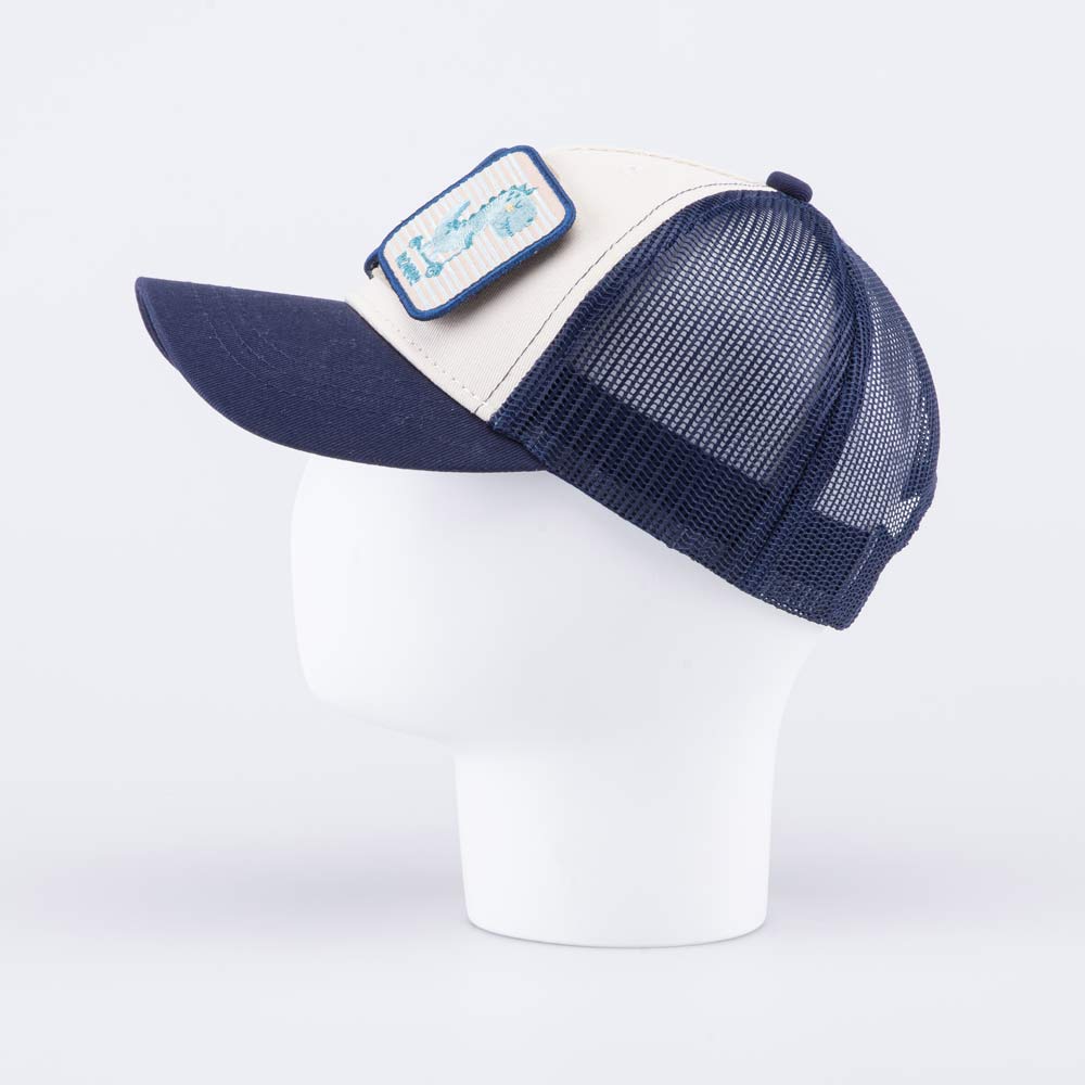 07709088-40 Кепка-бейсболка с сеткой для мальчика синий, все фото 3