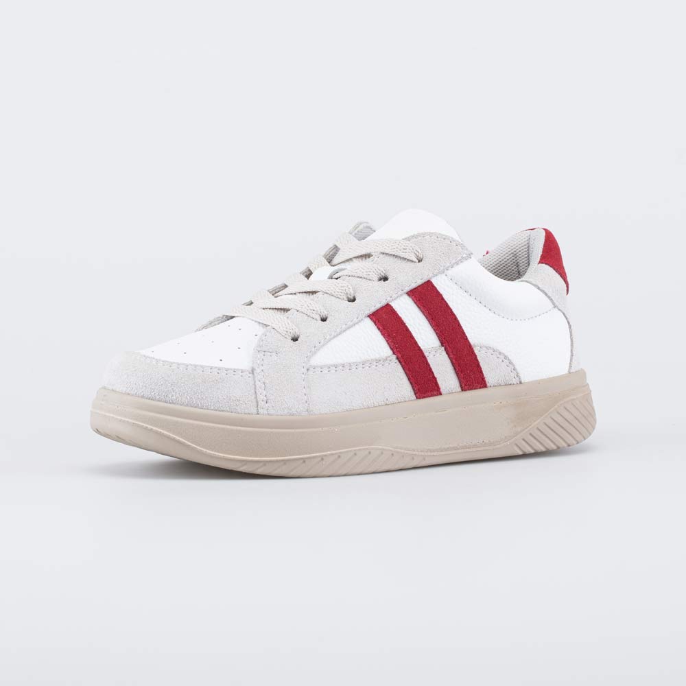 732435-11 Кожаные полуботинки-кеды для девочки, все фото 1