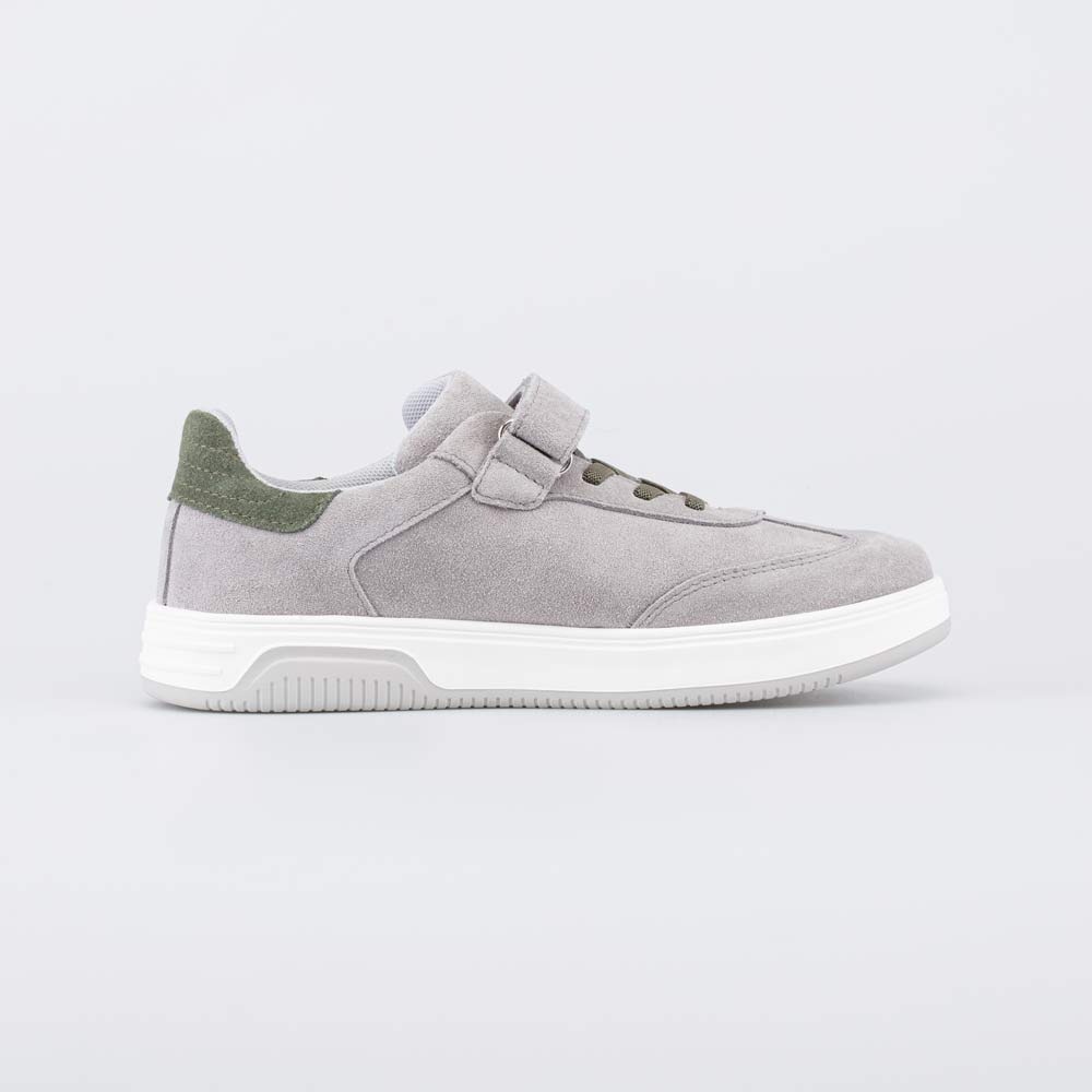 732443-12 Велюровые кеды для мальчика серые, все фото 2