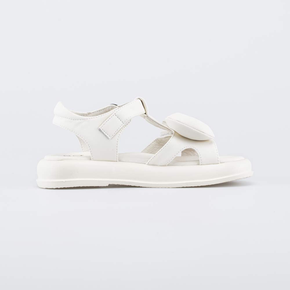 623030-71 Бежевые босоножки для девочки Бант , все фото 2