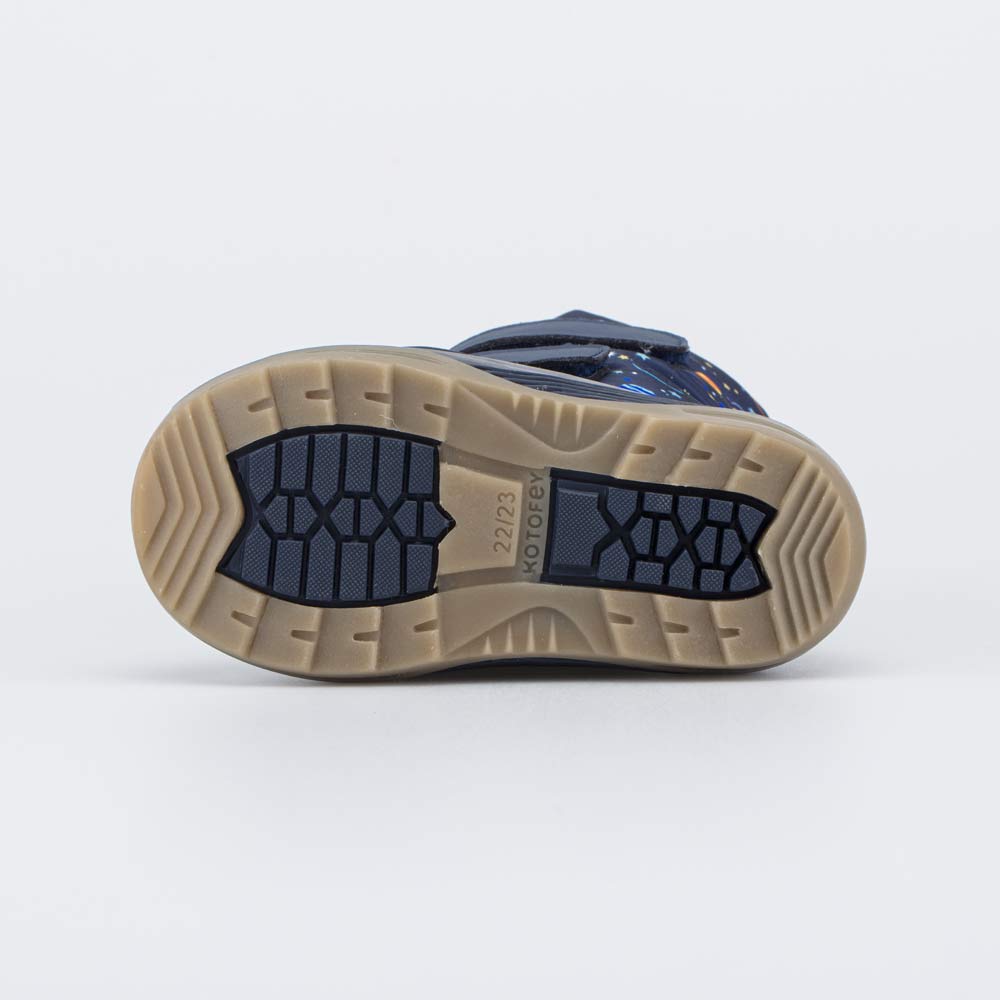 161004-42 Зимние дутики для мальчика Космос , все фото 3