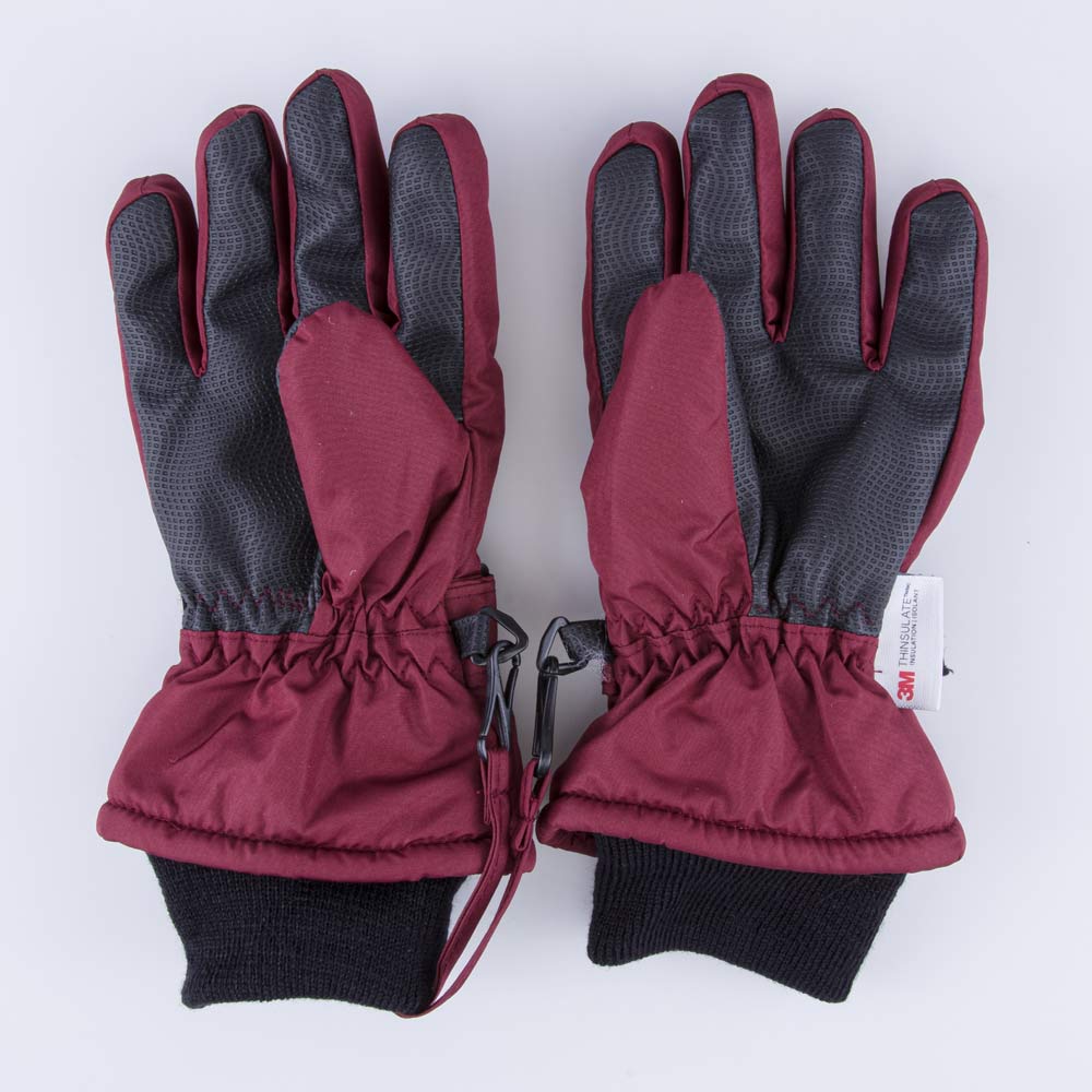 07821137-00 Перчатки с тинсулейтом бордовый, все фото 2