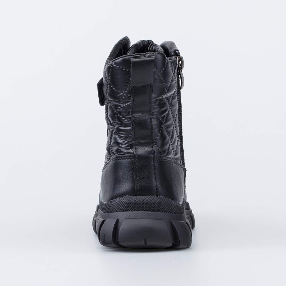 454067-42 Стеганые ботинки-дутики для девочки черный, все фото 5