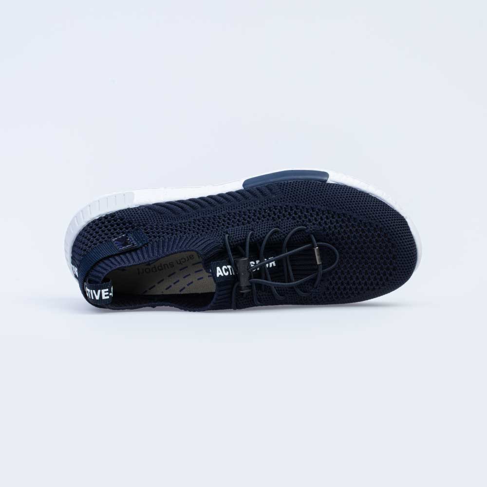 441011-11 Синие текстильные кроссовки, все фото 4