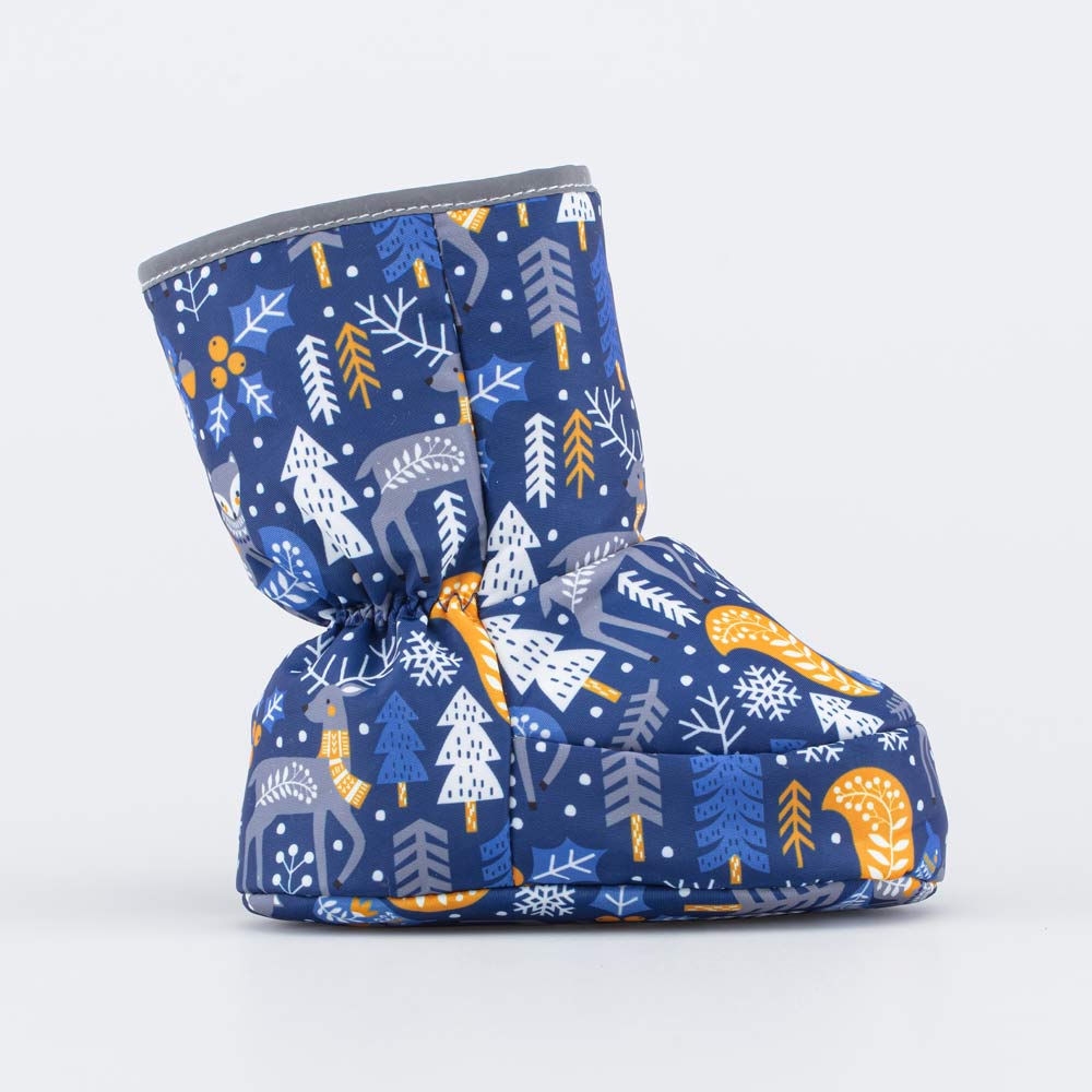 001118-43 Теплые меховые пинетки Зимний лес , все фото 2