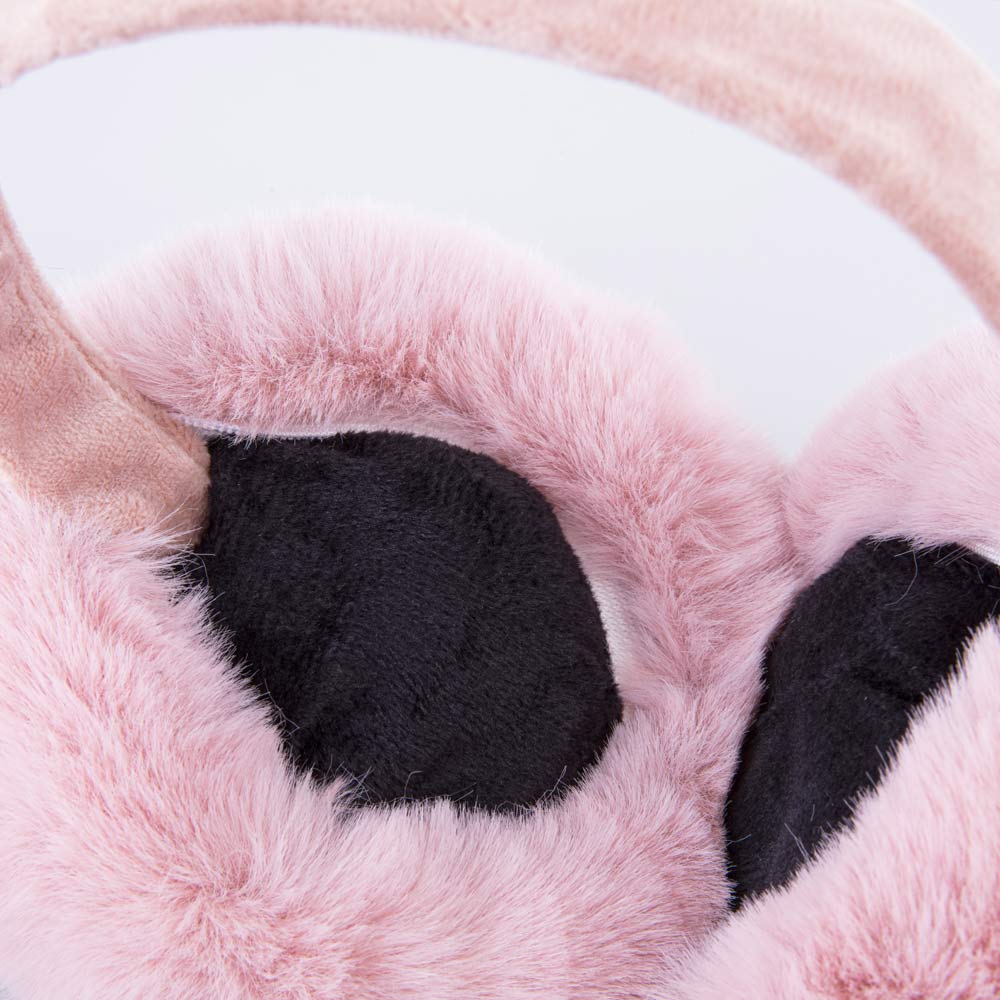 07818002-40 Меховые наушники для девочки Розовый, все фото 4