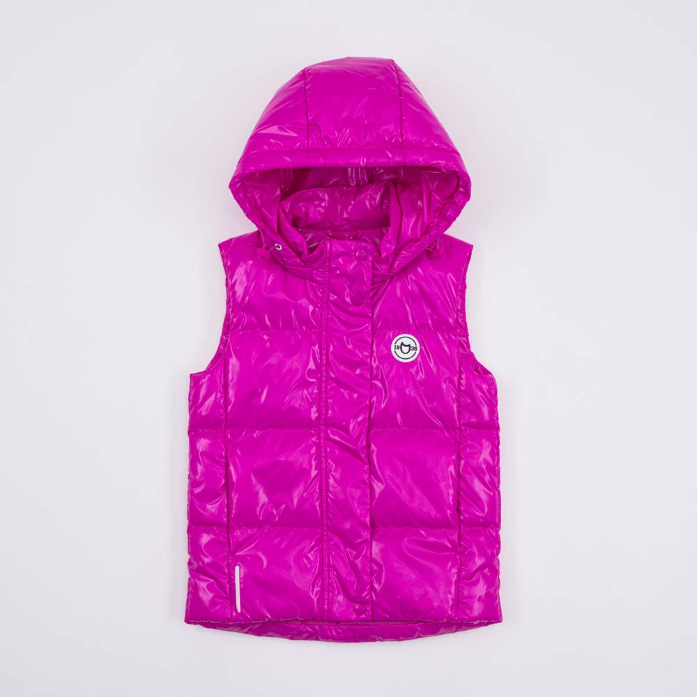 07857041-43 Жилетка с капюшоном фуксия, все фото 1
