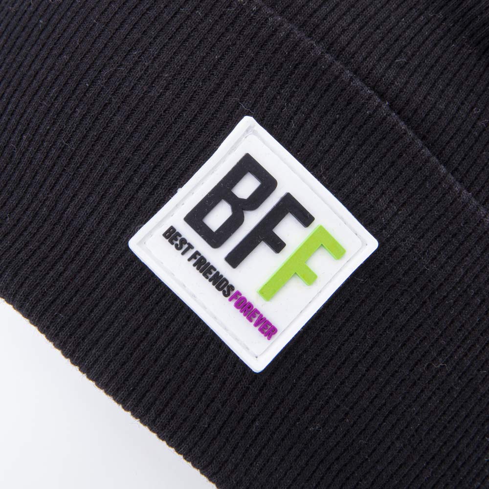 07711965-40 Комплект шапка+снуд для мальчика черный, все фото 3