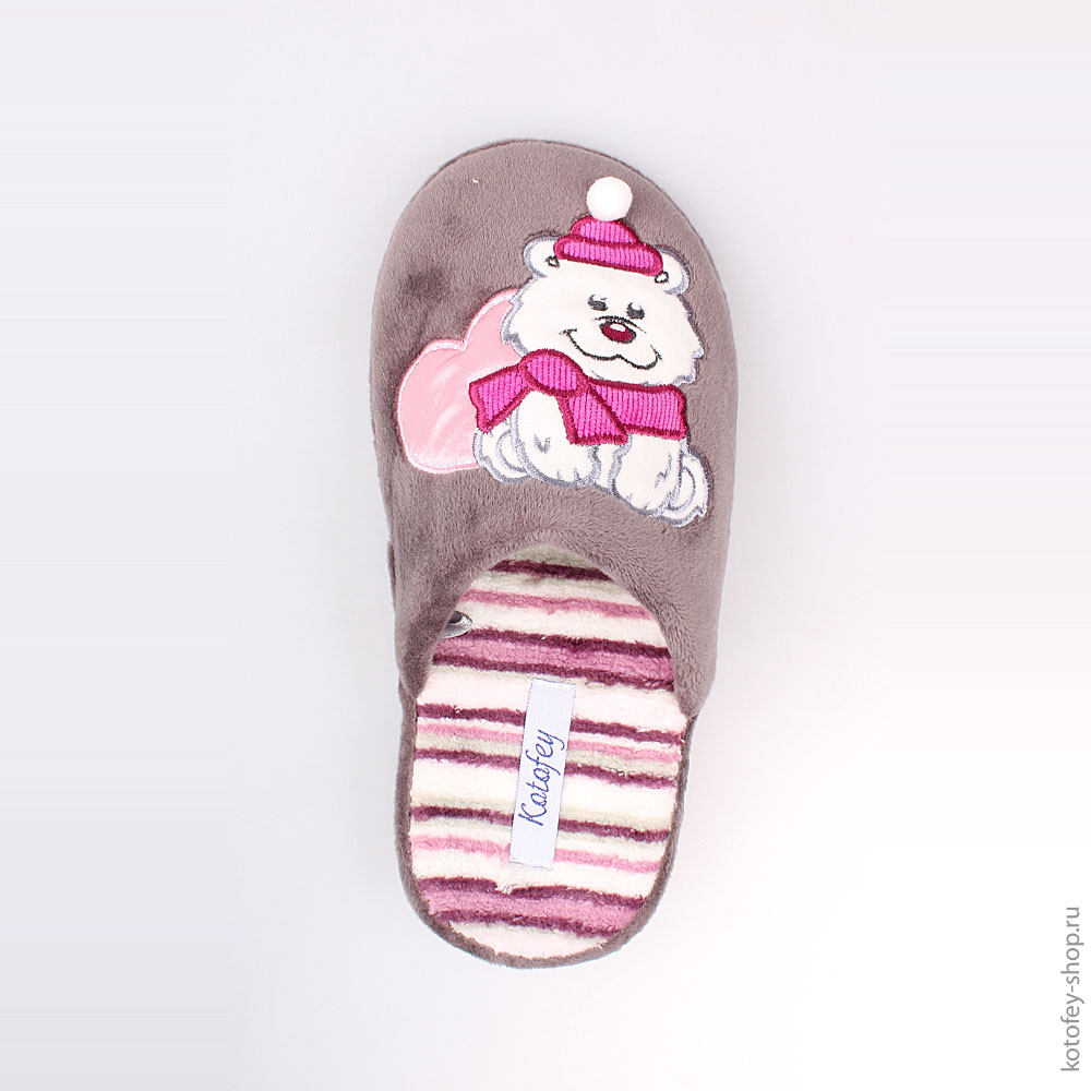 531038-11 Тапочки серые, все фото 4