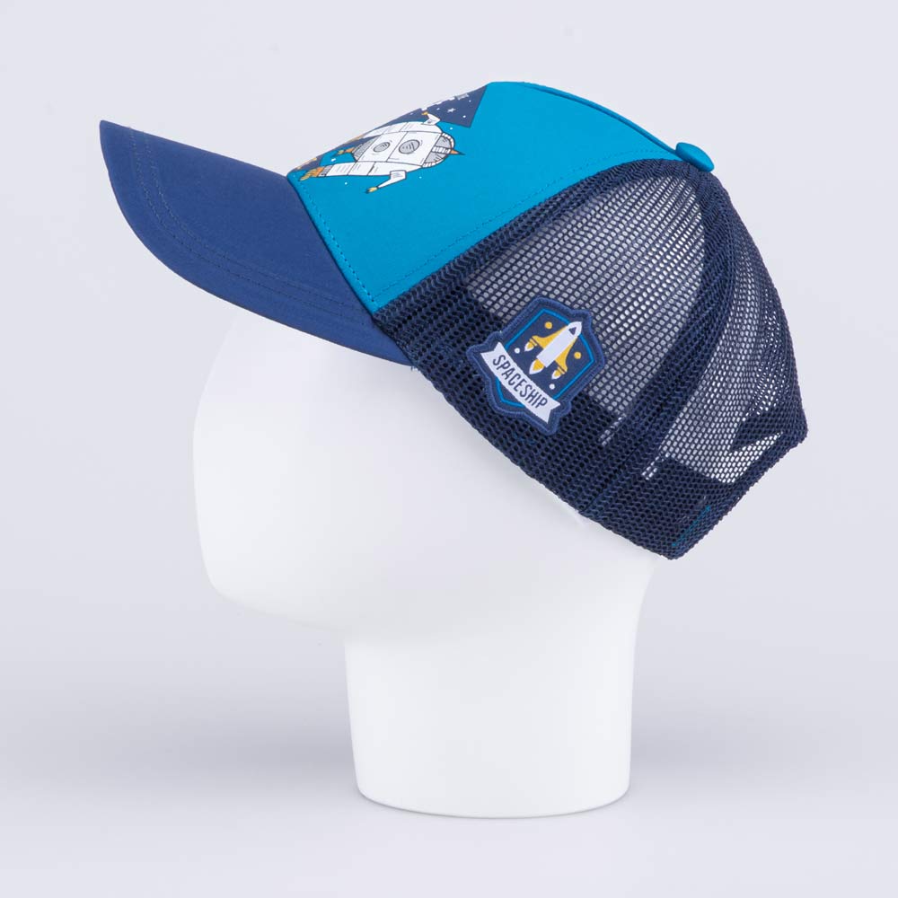 07711776-40 Кепка-бейсболка с сеткой для мальчика Космический корабль, все фото 2