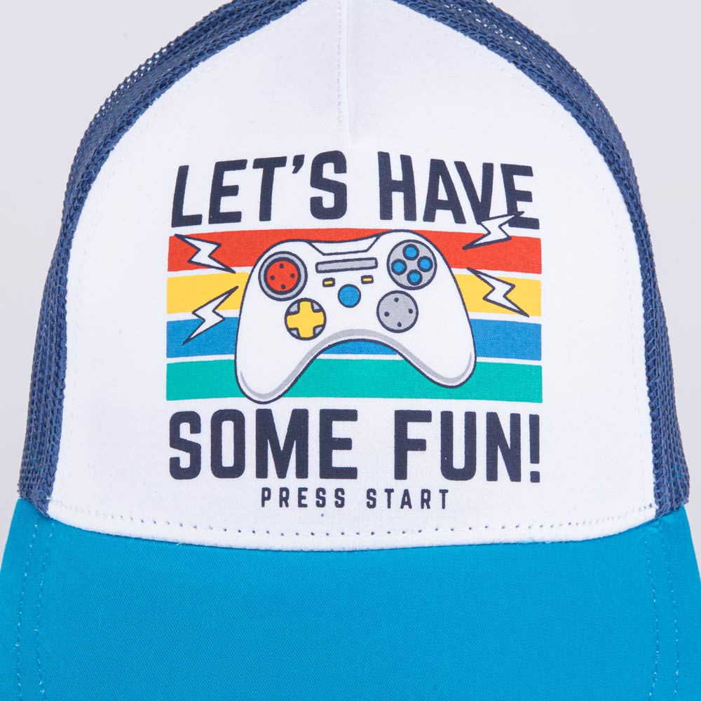 07711778-40 Кепка-бейсболка с сеткой для мальчика Джойстик, все фото 3