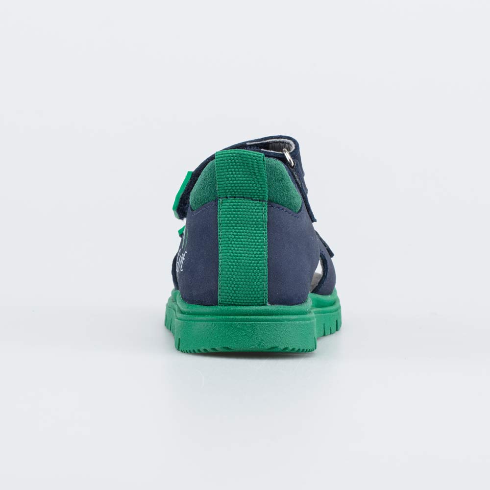 122233-21 Кожаные сандалии на липучках Игра, все фото 5