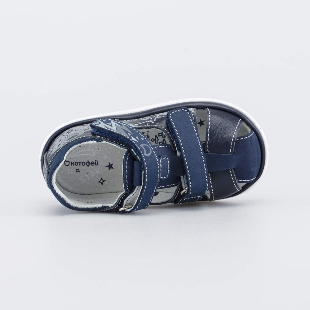 122200-24 Детские кожаные сандалии Внедорожник , все фото 4