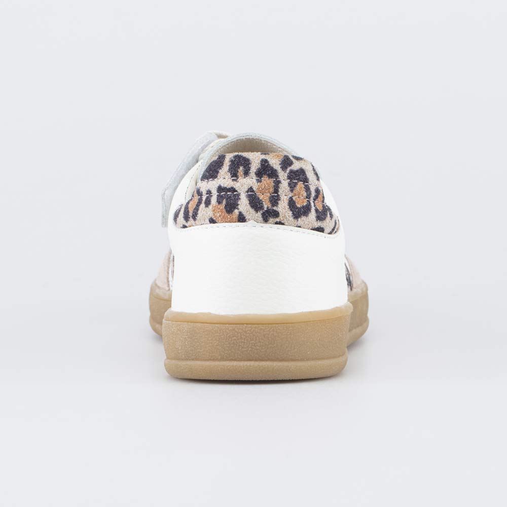 734050-71 Кожаные кеды для девочки Леопард, все фото 5