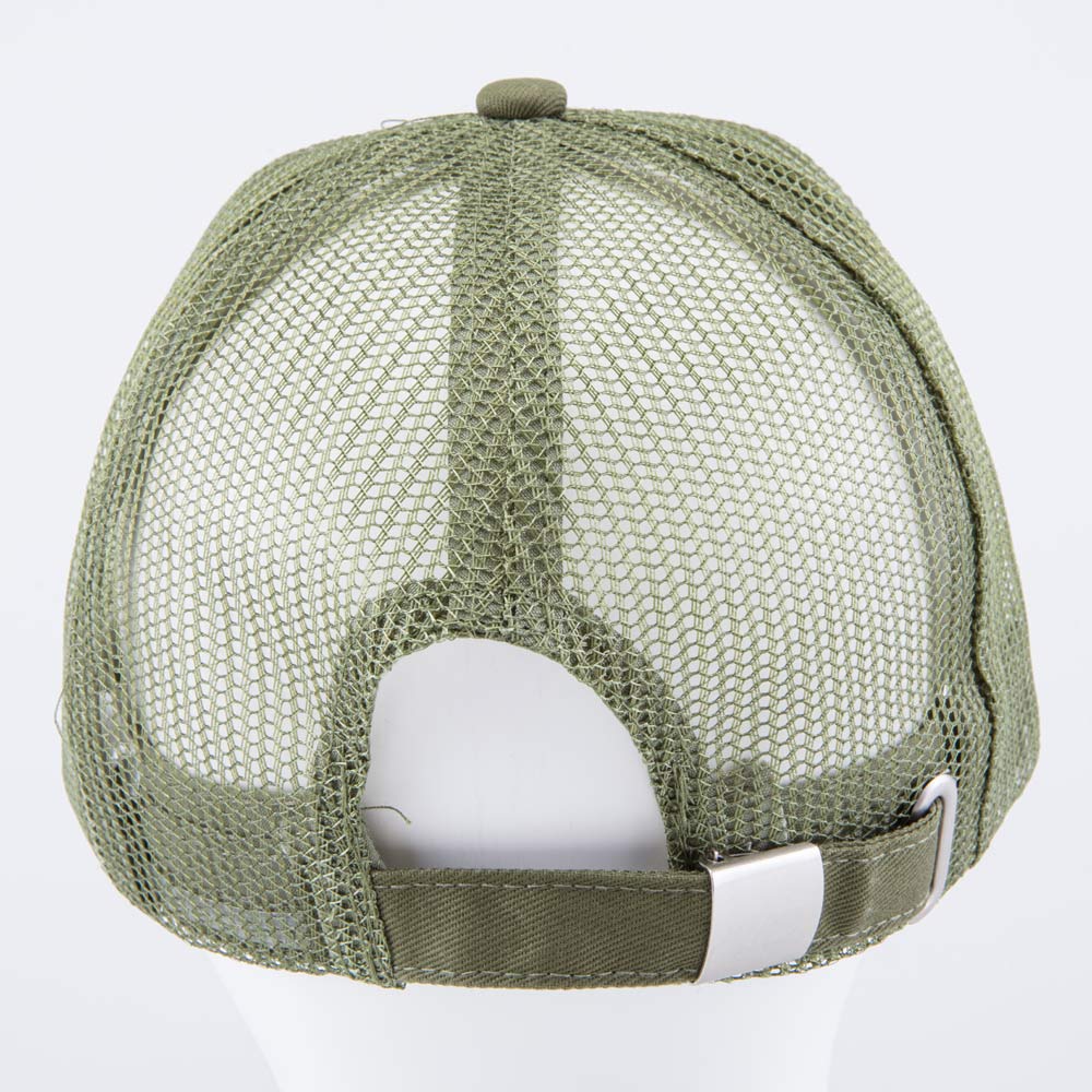 07709089-40 Кепка-бейсболка с сеткой для мальчика оливковый, все фото 4