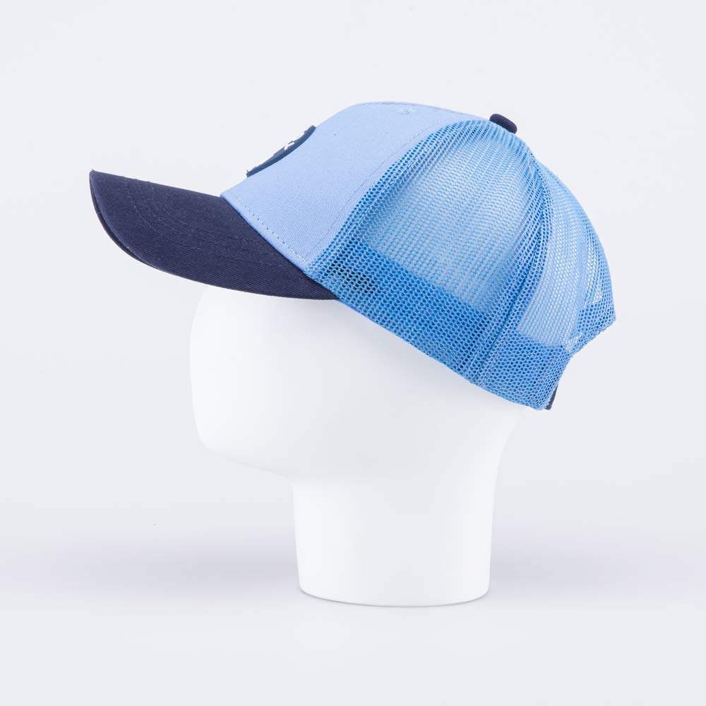 07709091-40 Кепка-бейсболка с сеткой для мальчика голубой, все фото 3