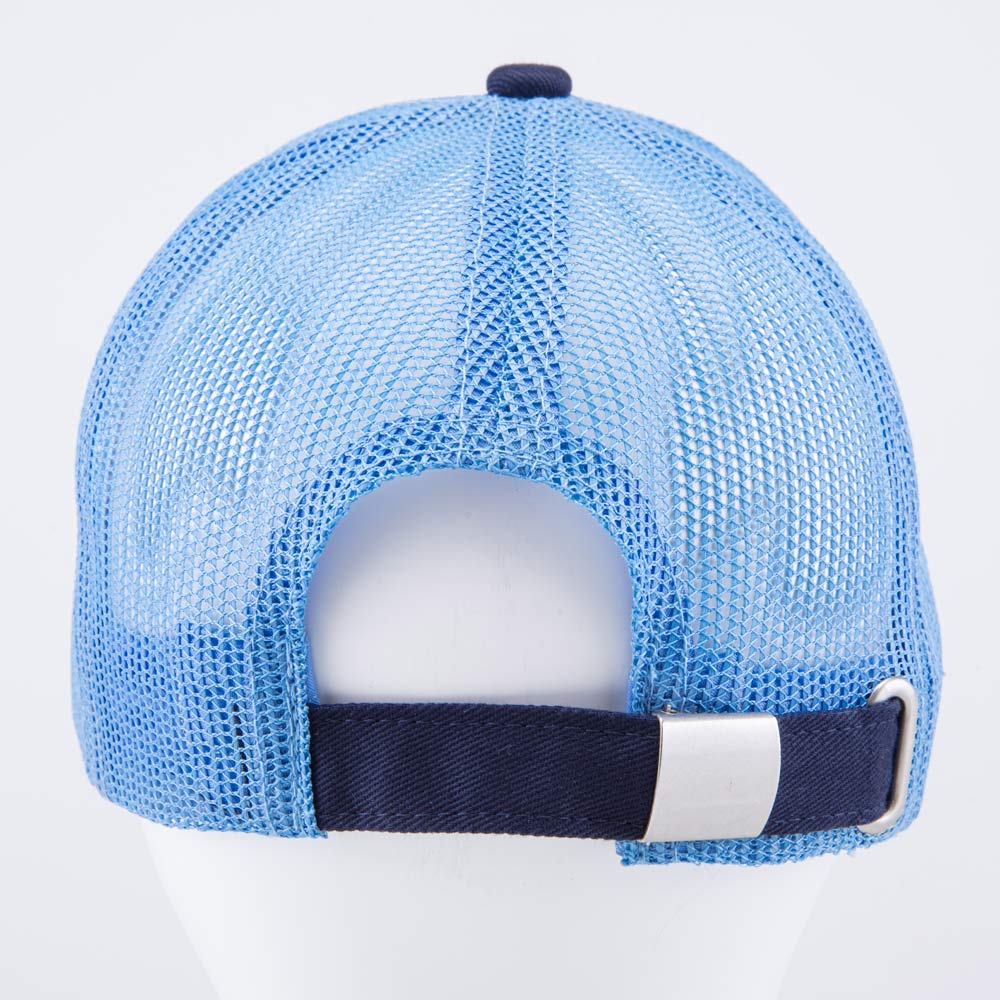 07709091-40 Кепка-бейсболка с сеткой для мальчика голубой, все фото 5