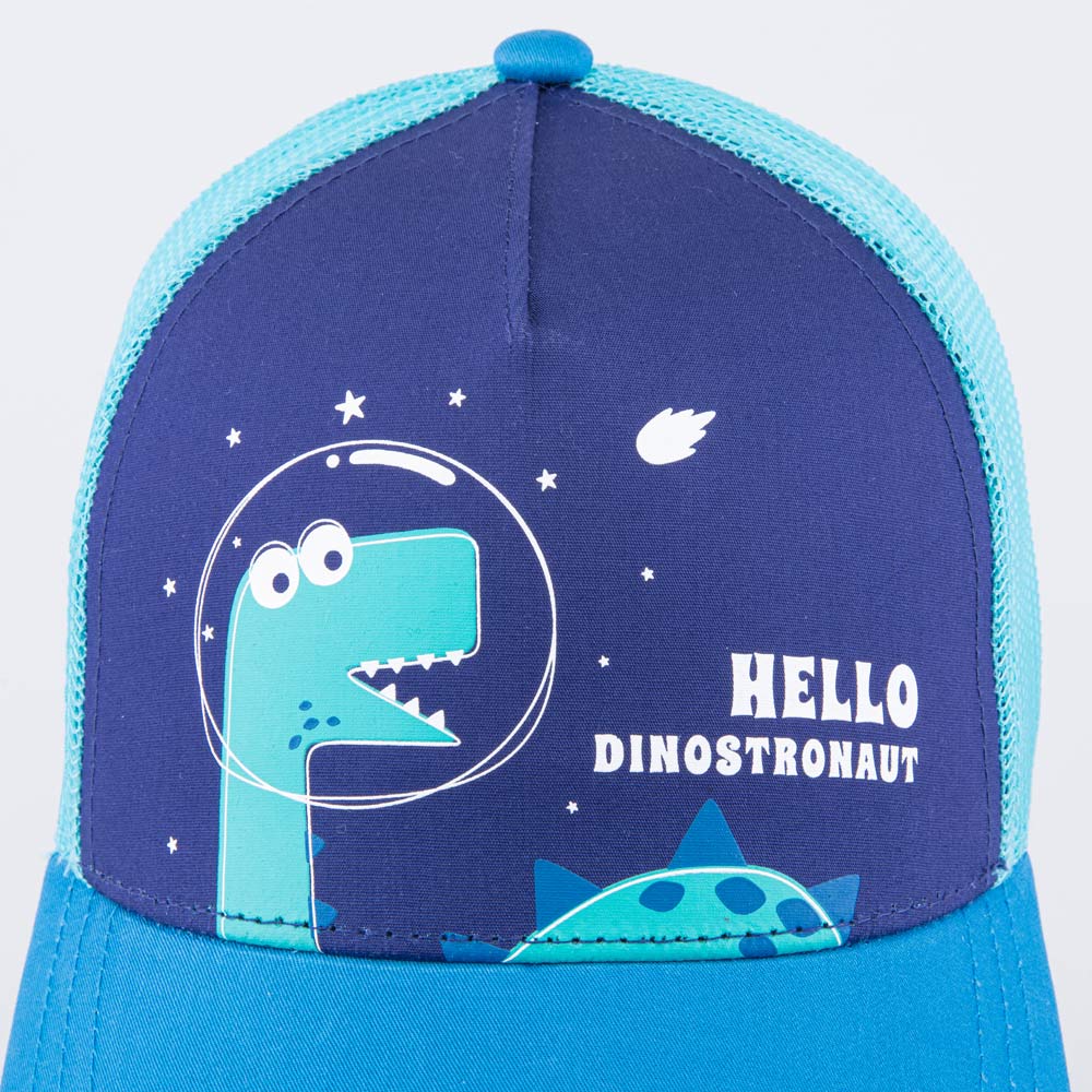 07709094-40 Кепка-бейсболка с сеткой для мальчика синий, все фото 5