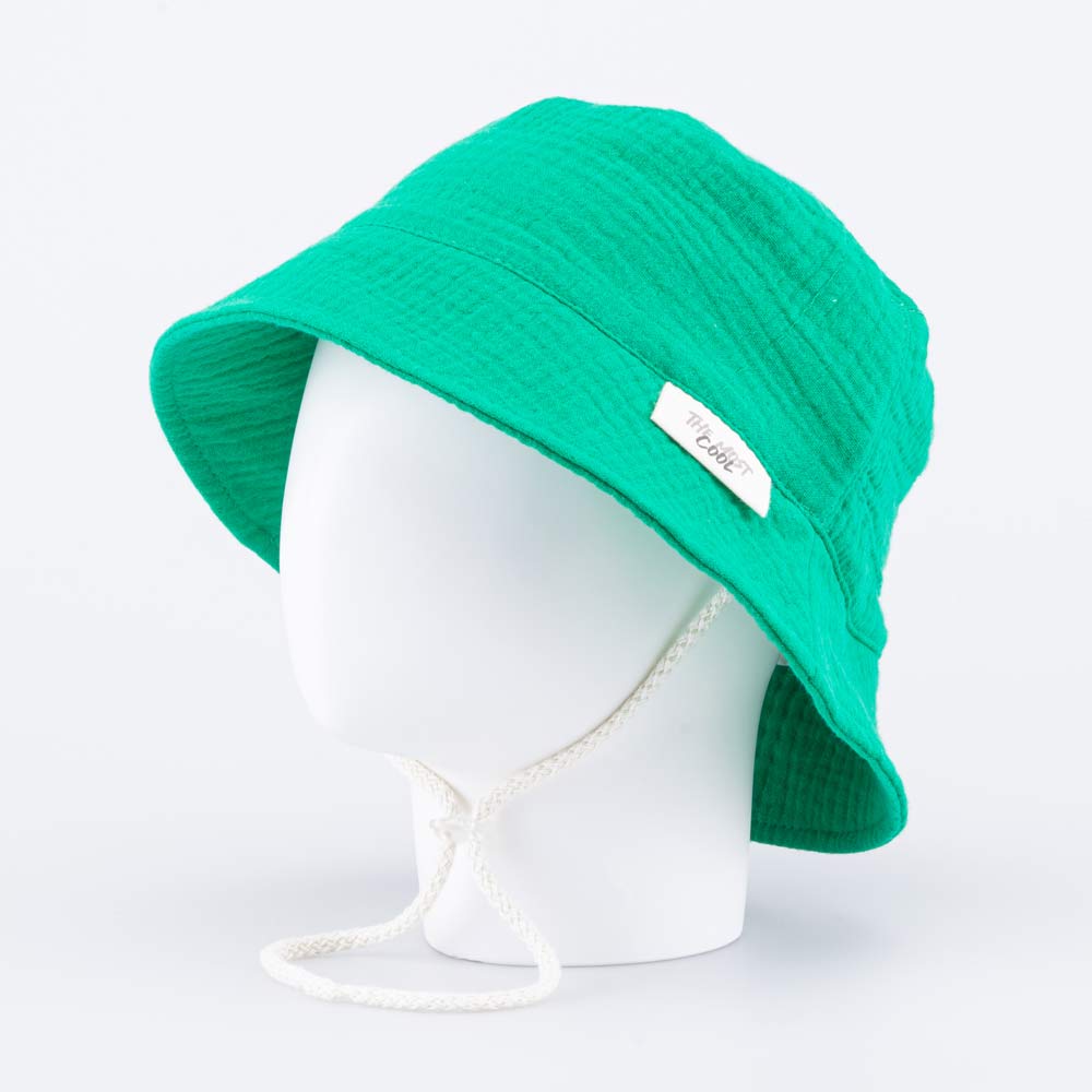 07710001-40 Панама из муслина зеленая, все фото 1