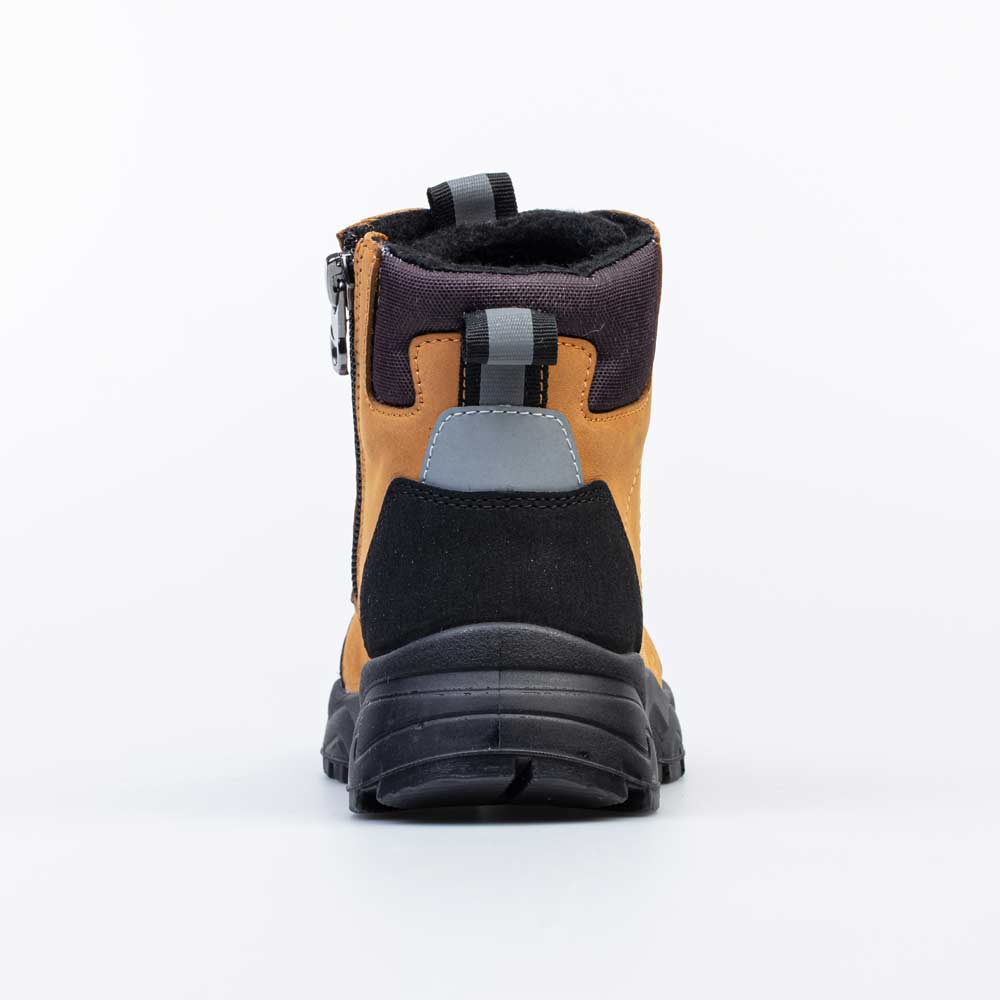 652185-33 Утепленные ботинки для мальчика горчичный, все фото 5