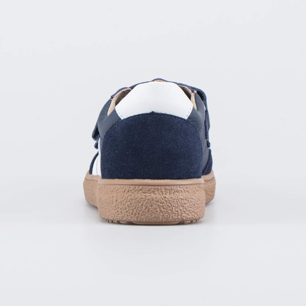 732422-21 Темно-синие кожаные полуботинки-кеды, все фото 5