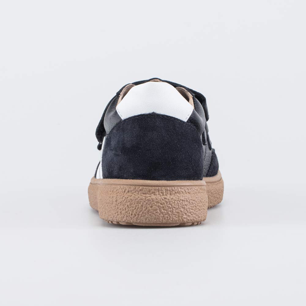 732422-22 Черные кожаные полуботинки-кеды, все фото 5