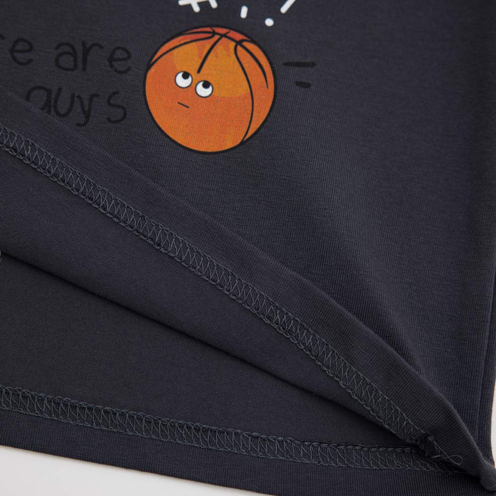 07702077-40 Серая футболка с принтом для мальчика, все фото 4