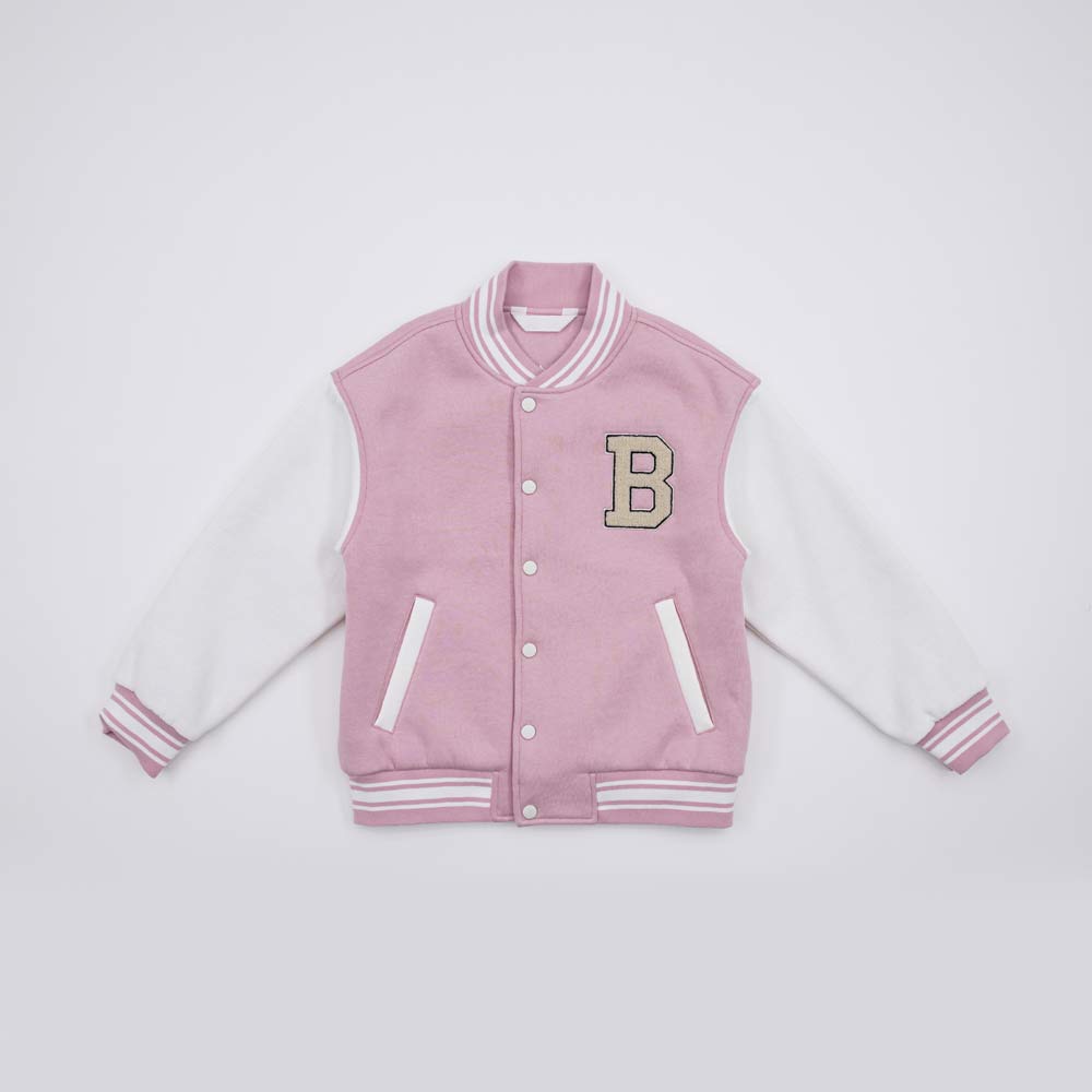 07857057-40 Трикотажный бомбер розовый, все фото 1