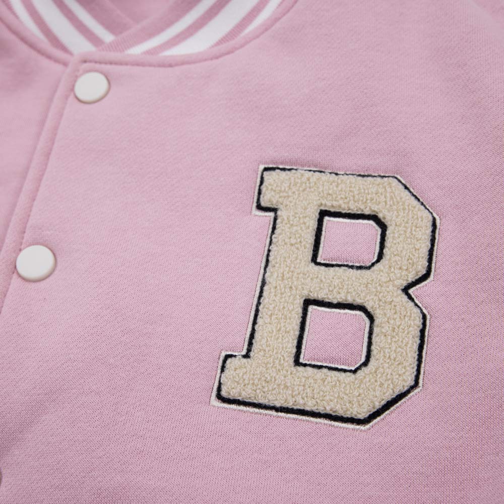 07857057-40 Трикотажный бомбер розовый, все фото 4