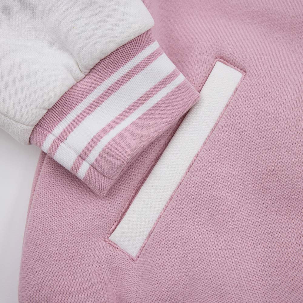 07857057-40 Трикотажный бомбер розовый, все фото 5